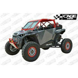 CageWRX Polaris RZR 2-Seater Aluminum Doors (Black)