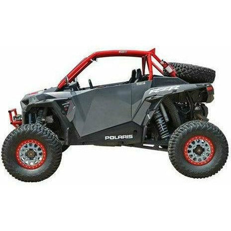CageWRX Polaris RZR 2-Seater Aluminum Doors (Black)