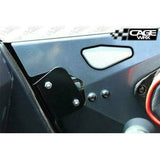 CageWRX Polaris RZR 2-Seater Aluminum Doors (Black)