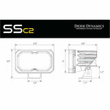 Diode Dynamics Stage Series Sport C2 Pod Lights (Pair)