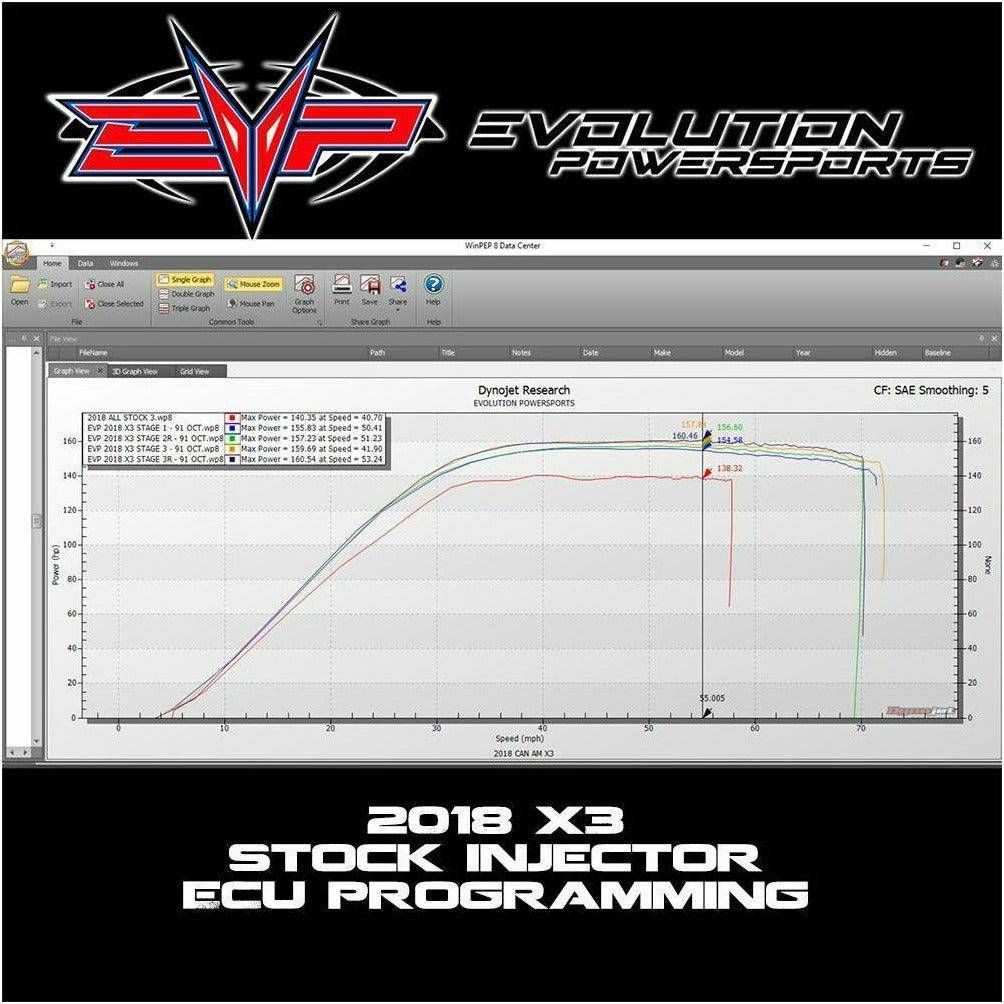 Evolution Powersports Can Am Maverick X3 (2018-2021) 172 HP Turbo R Code Shooter ECU Power Flash