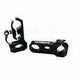 Cage Mounts Black Aluminum | JackDaddy
