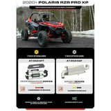 MBRP Polaris RZR PRO XP Performance Series Dual Slip On Exhaust