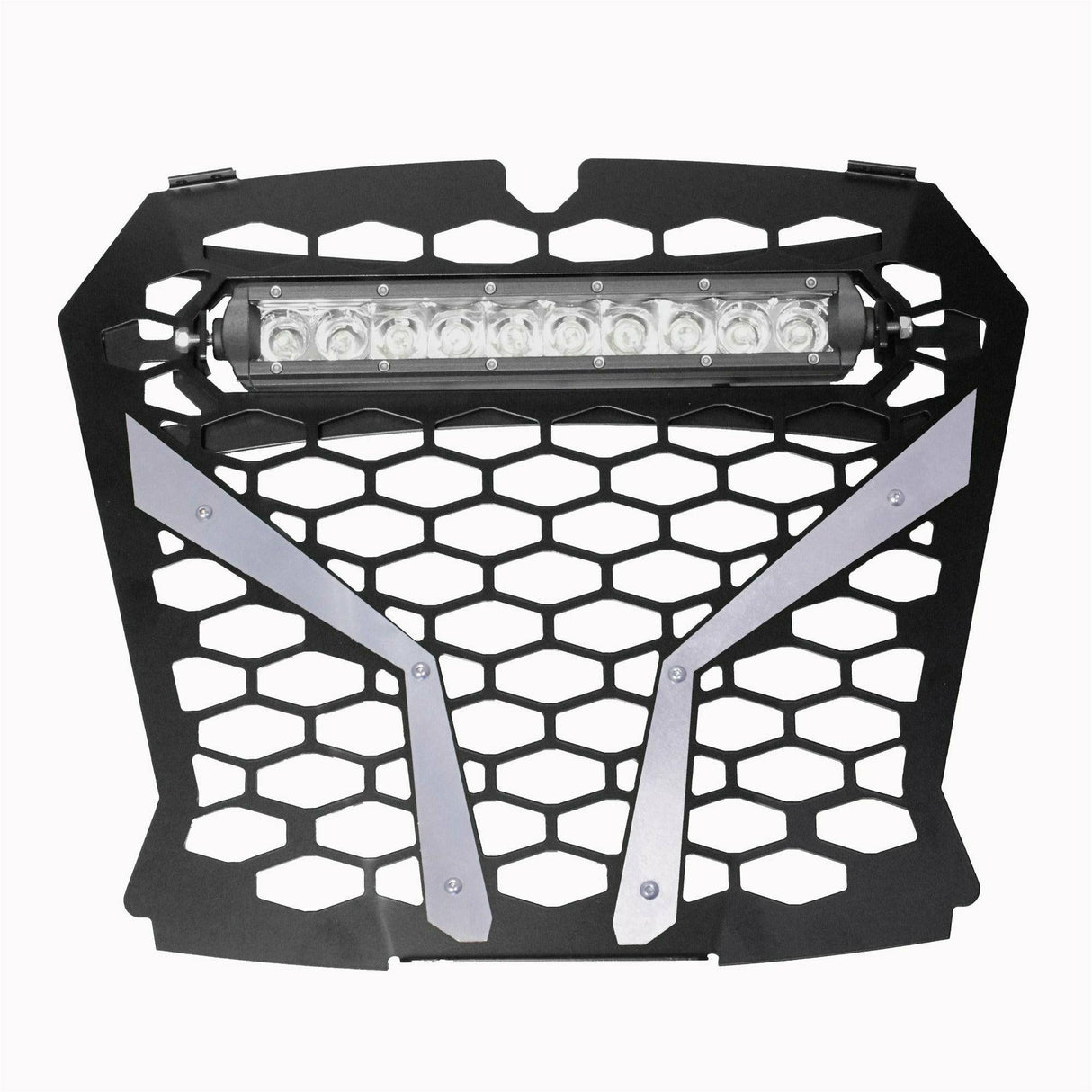 Polaris RZR Turbo S Front Grille with Light Pocket | ModQuad