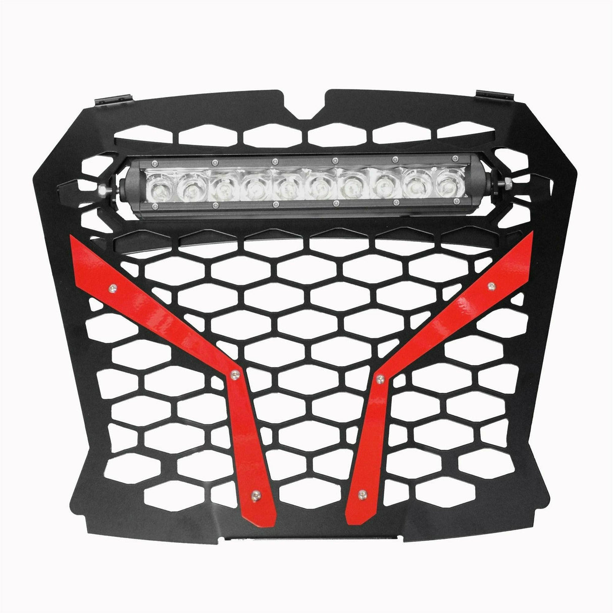 Polaris RZR Turbo S Front Grille with Light Pocket | ModQuad