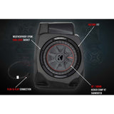 Polaris RZR Pro / Turbo R Underdash 10" Subwoofer Enclosure | SSV Works