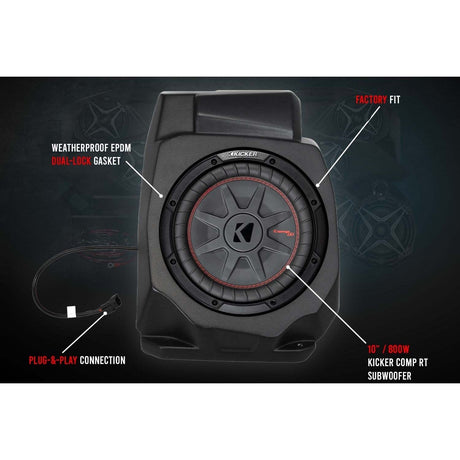Polaris RZR Pro / Turbo R Underdash 10" Subwoofer Enclosure | SSV Works