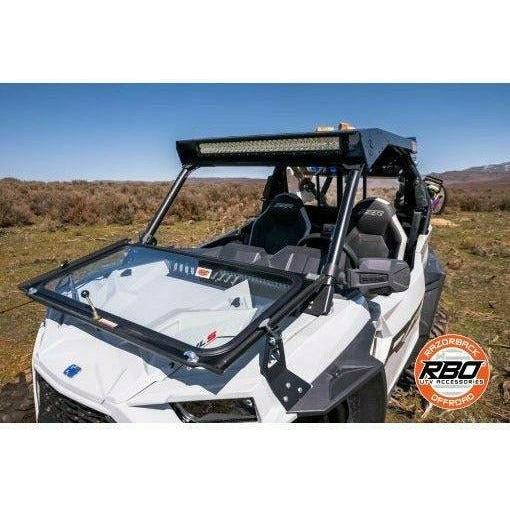 Razorback Offroad Polaris RZR Trail Folding Glass Windshield