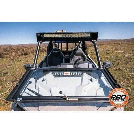 Razorback Offroad Polaris RZR Trail Folding Glass Windshield