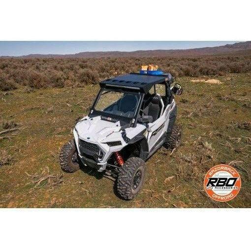 Razorback Offroad Polaris RZR Trail Folding Glass Windshield
