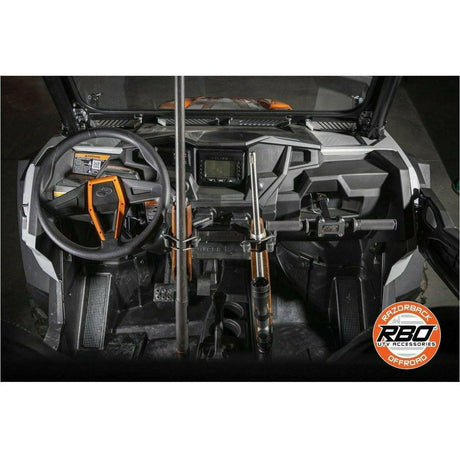 Razorback Offroad Polaris RZR Ultimate Gun Rack / Grab Handle / Lug Wrench