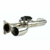 Trinity Racing Polaris RZR Turbo Side Piece Header Pipe with Electronic Cutout