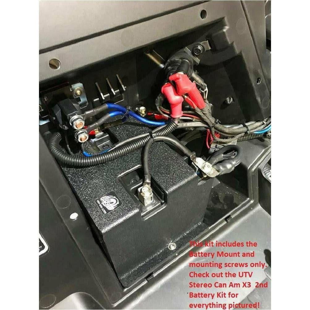 Can Am X3 Dual Battery Mount | UTV Stereo