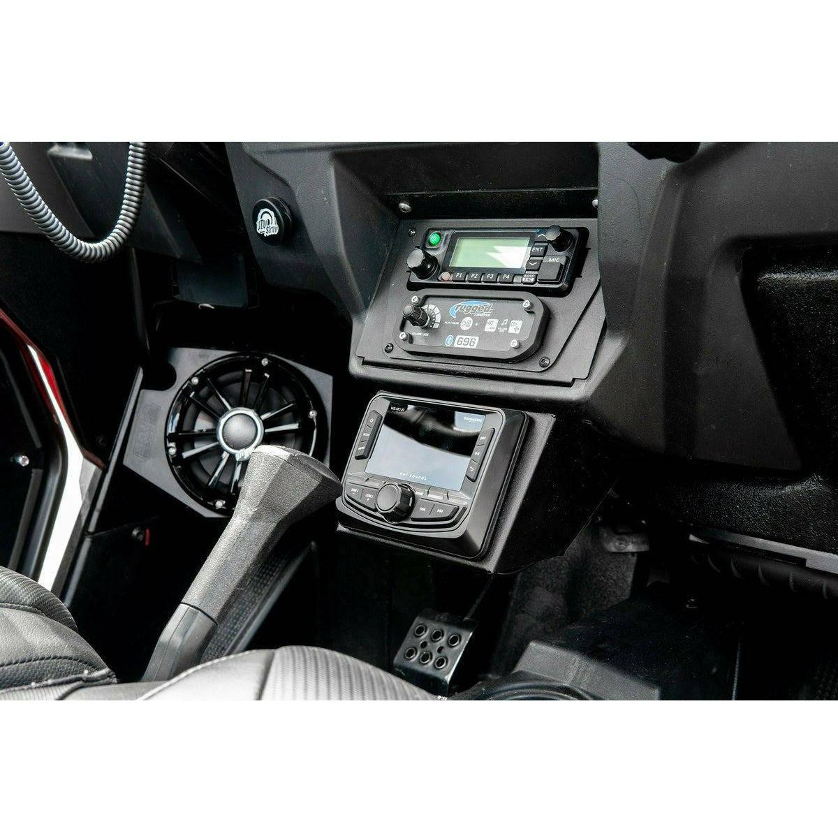 UTV Stereo Polaris RZR Under Dash Display Mount